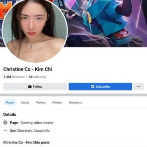 Hot girl livestream game Christine Co Kim Chi lộ clip 1