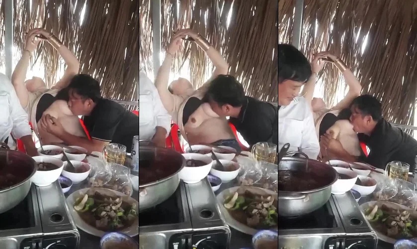 Đưa bạn về miền Tây nhậu chòi lá ăn đặc sản như này nhậu đến sáng không say