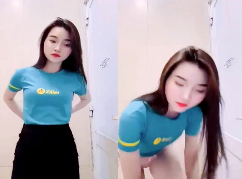 Chịch Bé Trà My 2K4 Nhân Viên ĐMX Trong Giờ Làm