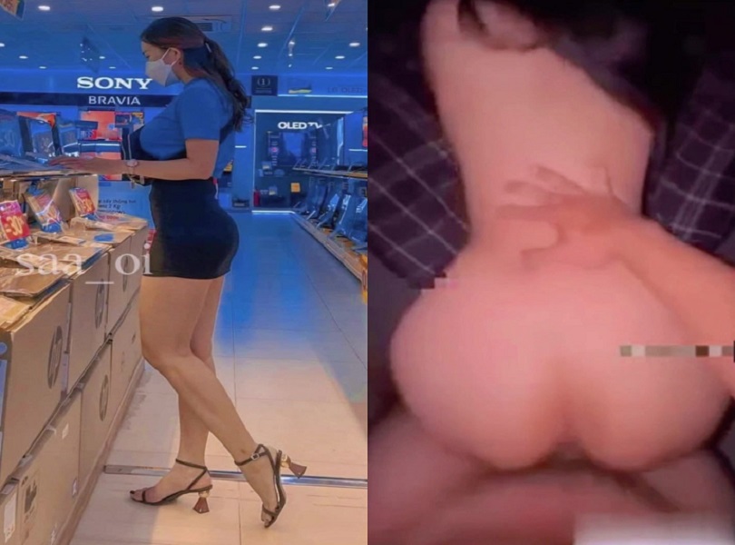 Sex Với Em Nhân Viên Điện Máy Xanh Đít Bự Dáng Ngon