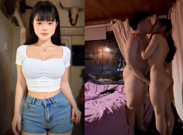 Em Hot Idol Tiktoker Suka Chịch Nhau Với Bạn Trai Trong Resort