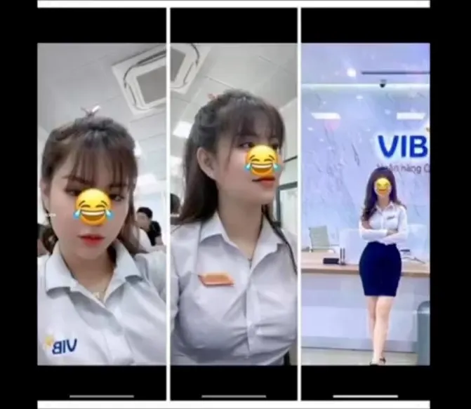 Kỷ niệm với em gái ngân hàng VIB.
