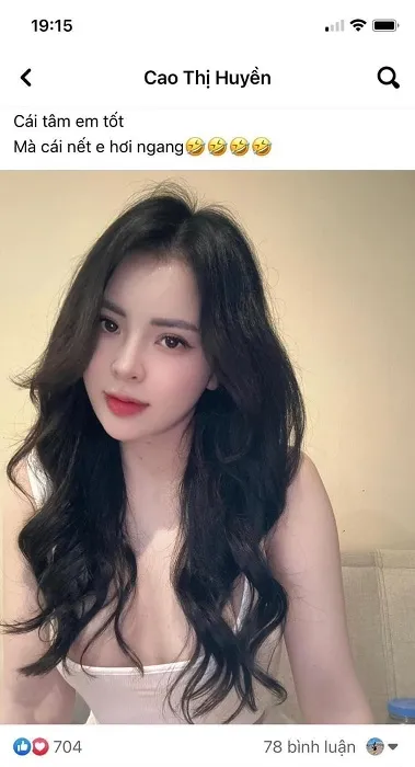 Phang em Huyền xinh gái