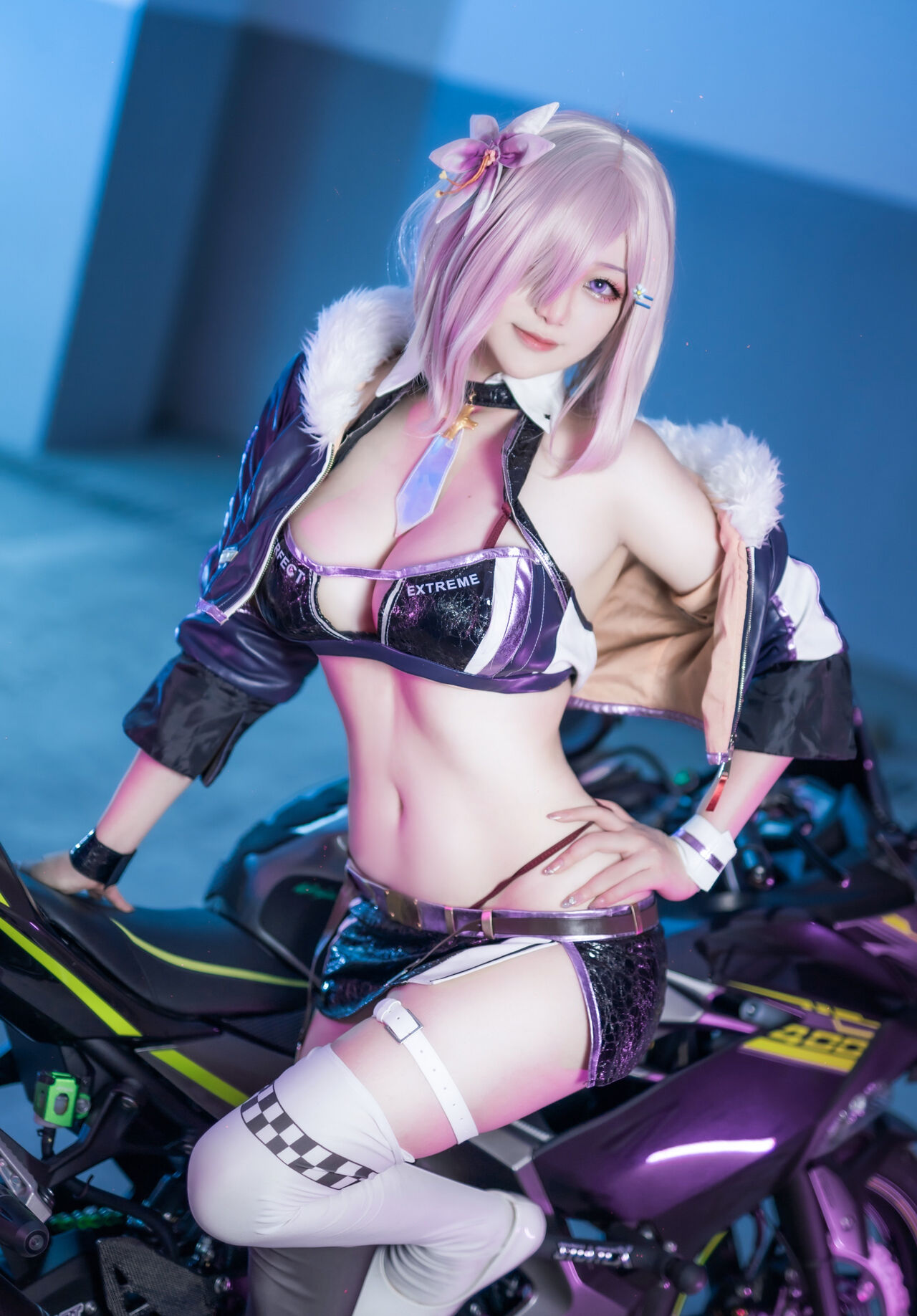 Halo_酱 - 玛修机车赛车服