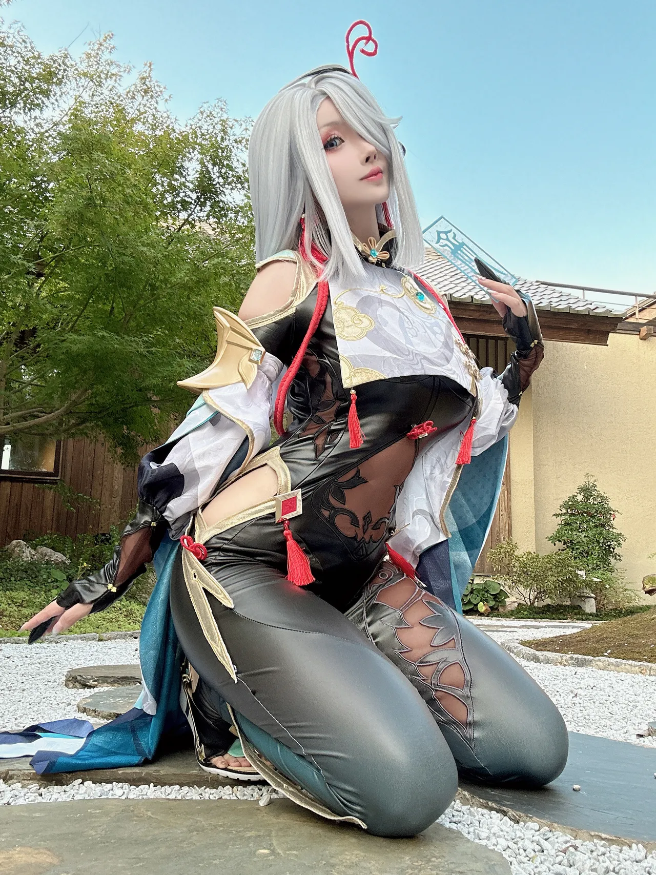 rioko凉凉子 - NO.124 有点那个的申鹤 [35P11V-904MB]