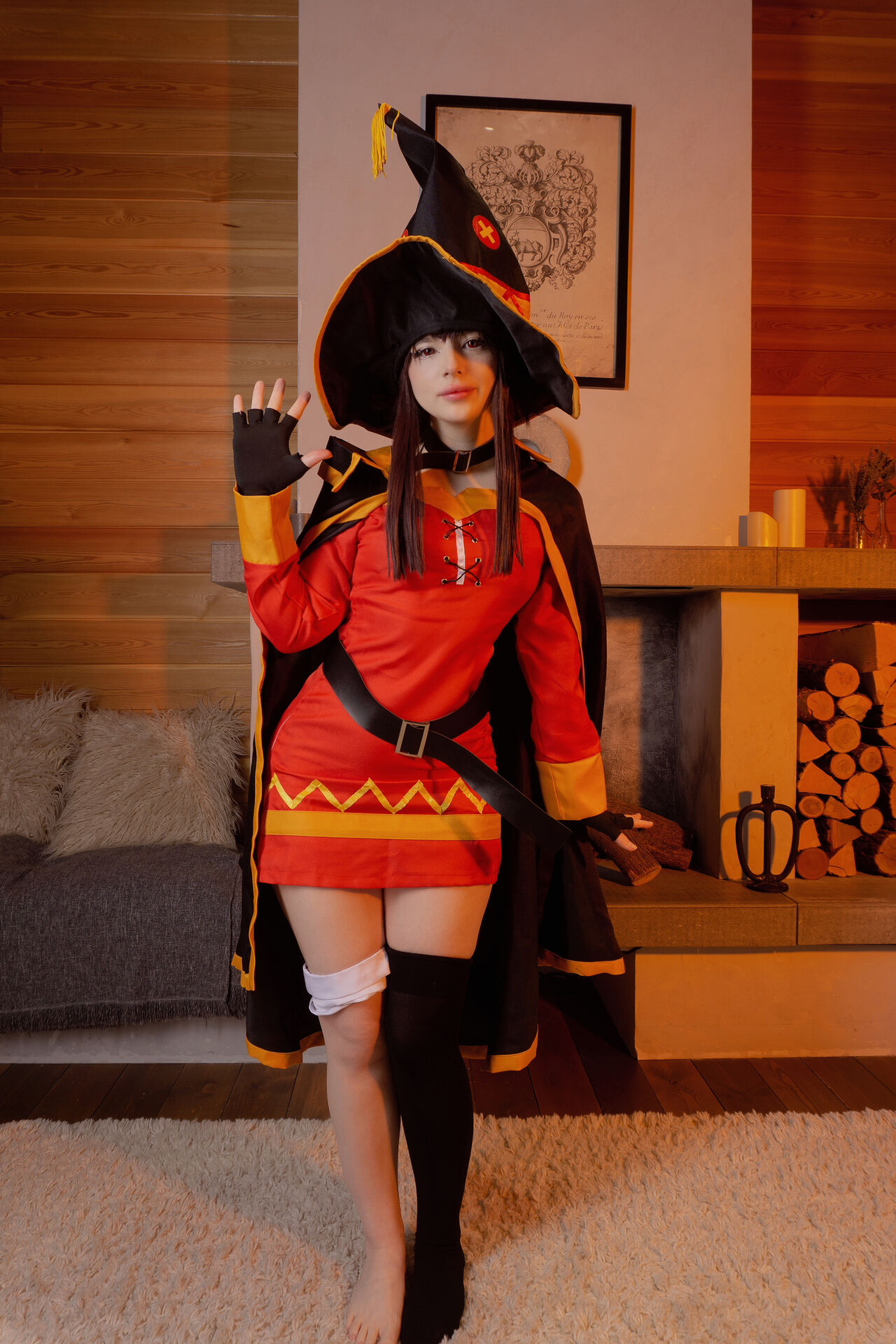 Puddingu Megumin Cosplay