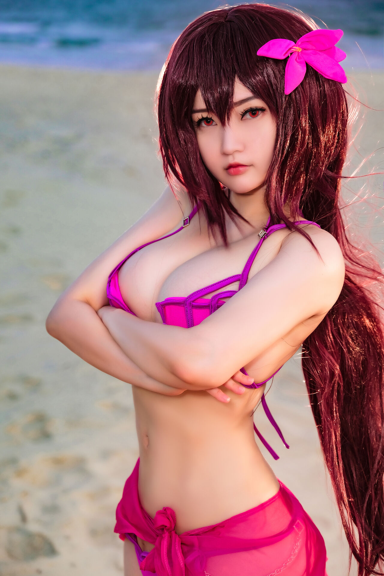 Potato Godzilla - Scathach Swimsuit