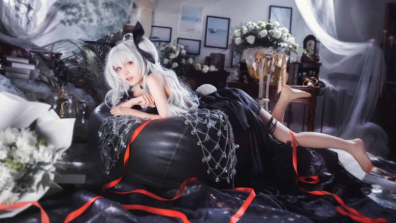 可以吃的小奶糖 碧蓝航线拉菲 换装「白日慵懒」cos